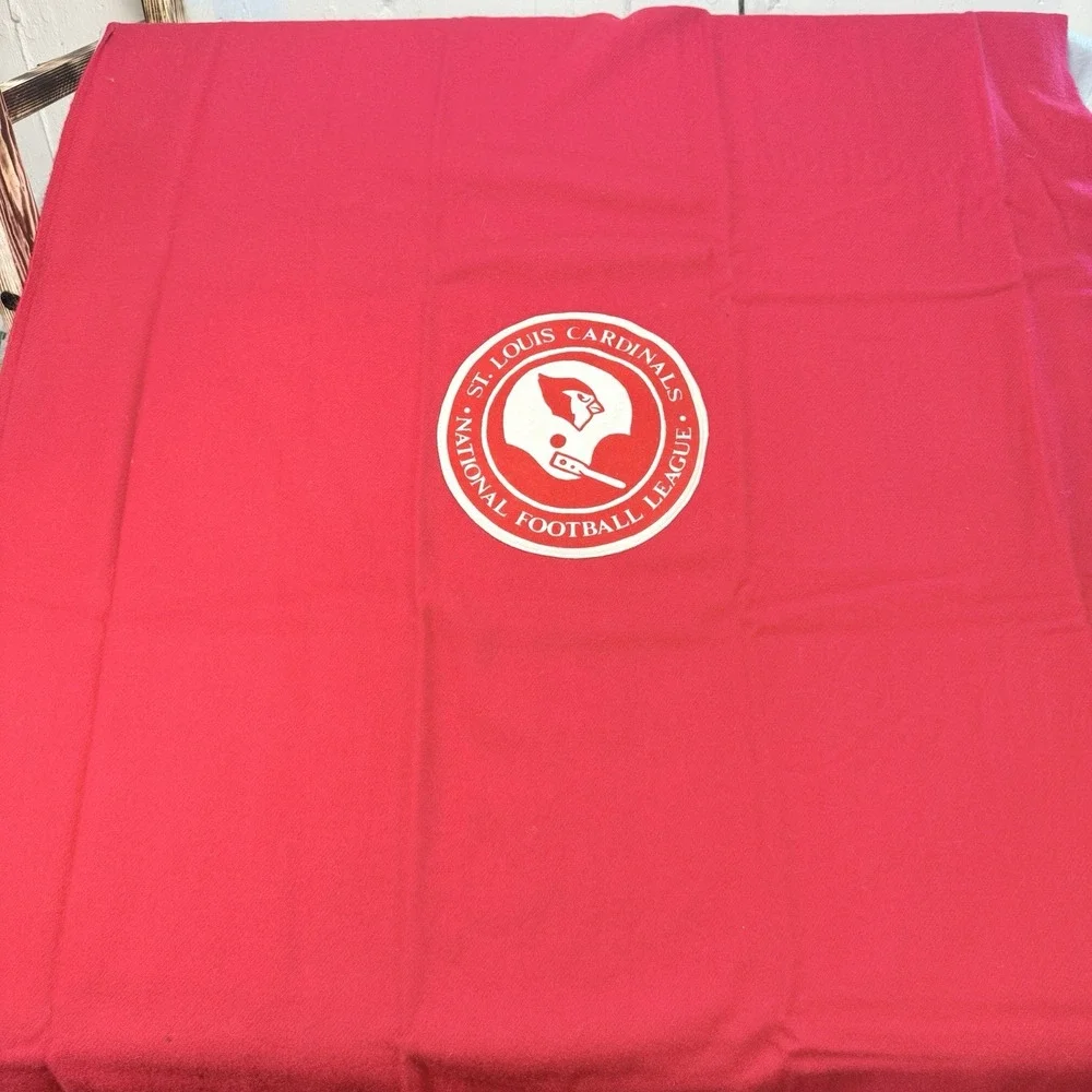 1980's Pendleton St.Louis Cardinals NFL 49x66 Inch Wool FOOTBALL STADIUM Blanket